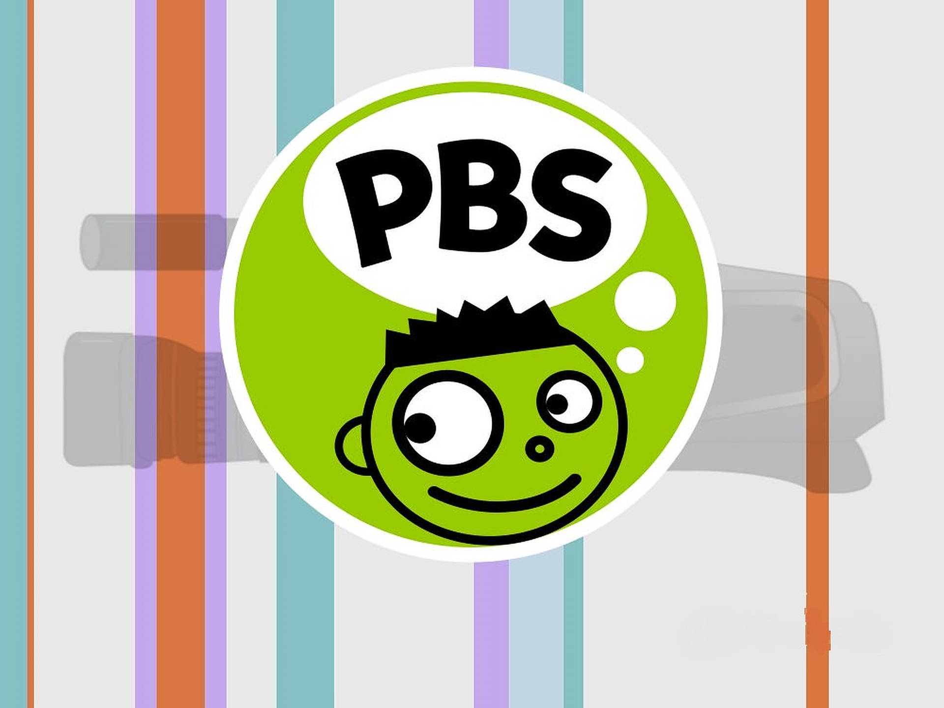 Pbs Kids Stripe Art Background
