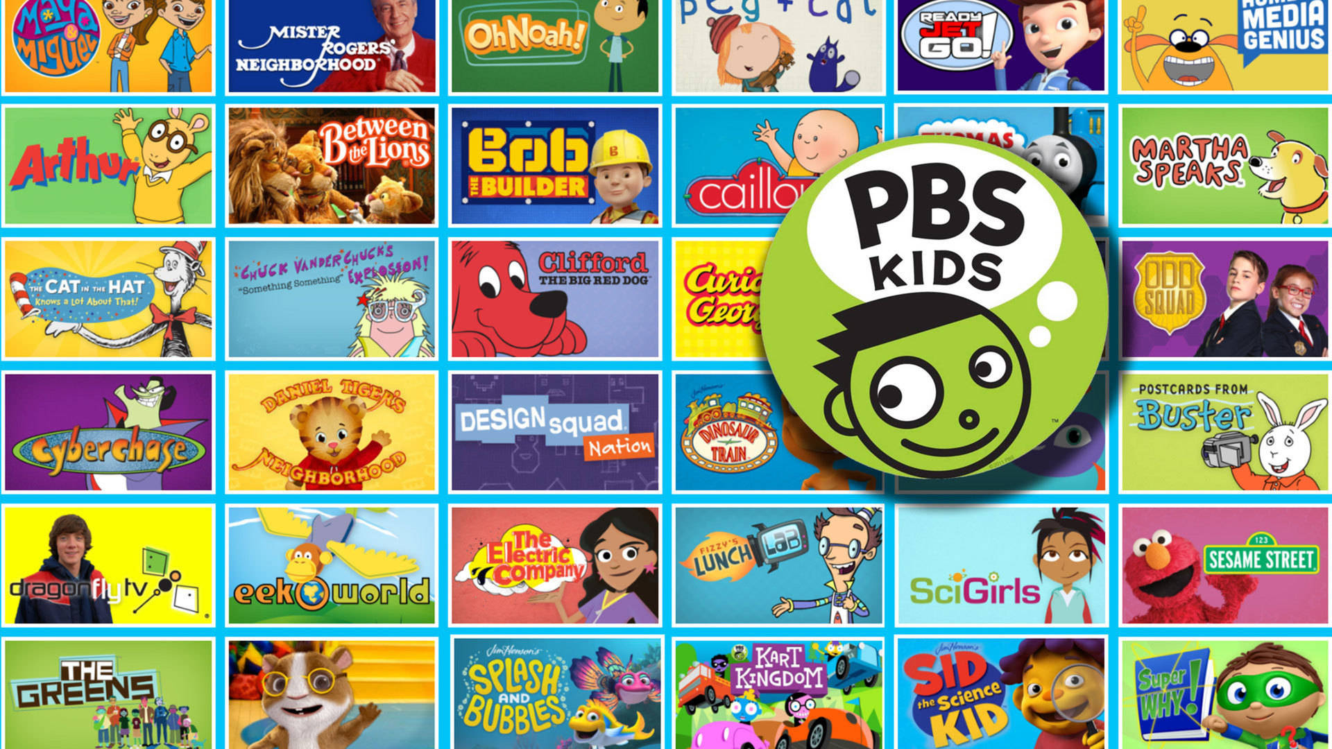 Pbs Kids Television Program Background