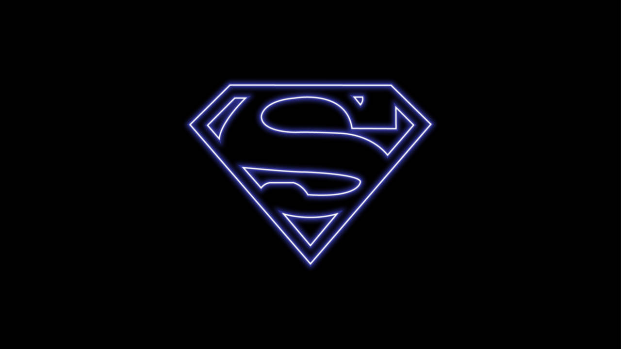 Pc Com Logotipo Do Dark Superman Papel de Parede