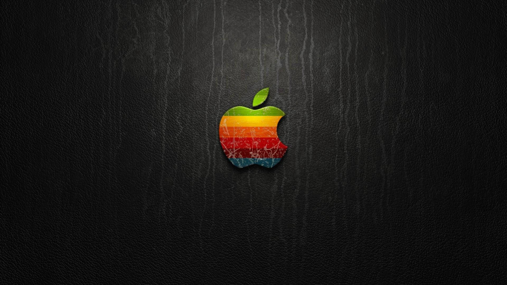 Computadorde Mesa Da Marca Apple Com Logo. Papel de Parede