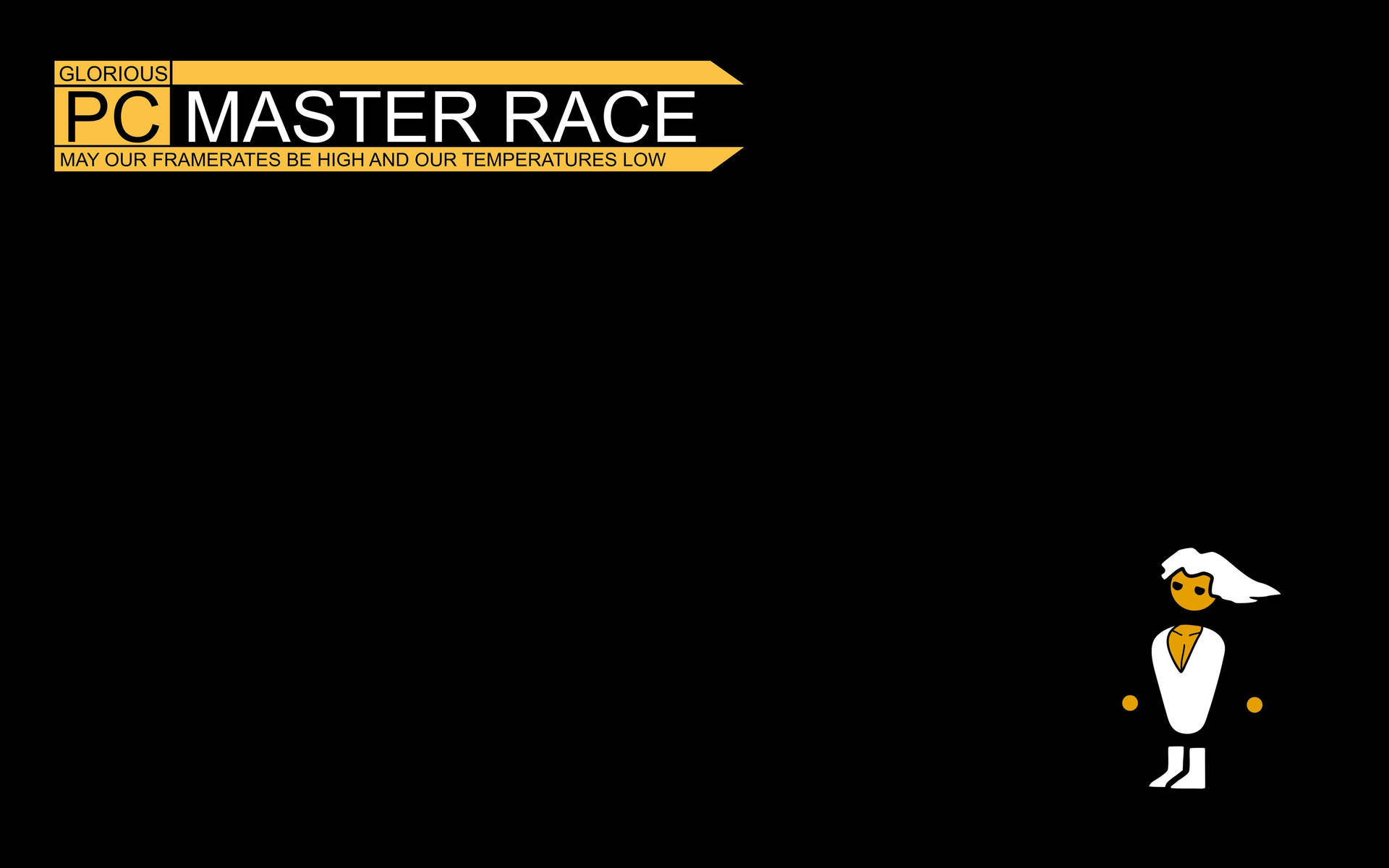 Pc Master Race Logo Black Picture