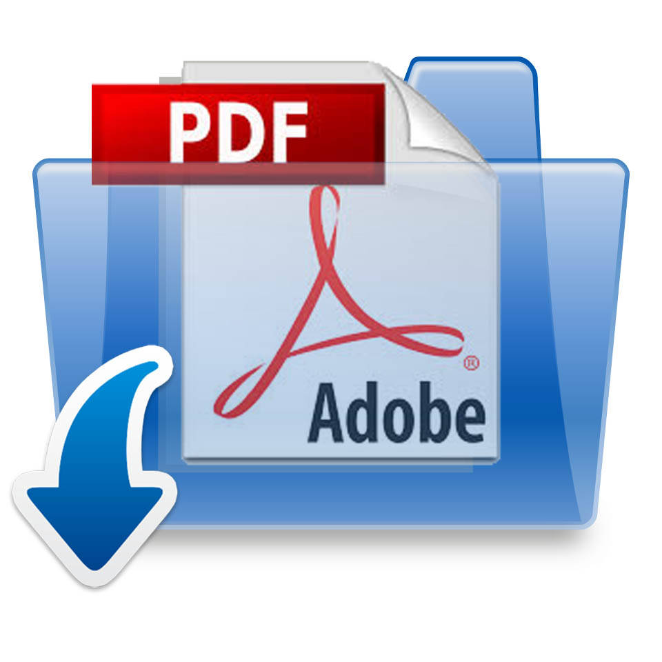 PDF Adobe Blue Digital Folder