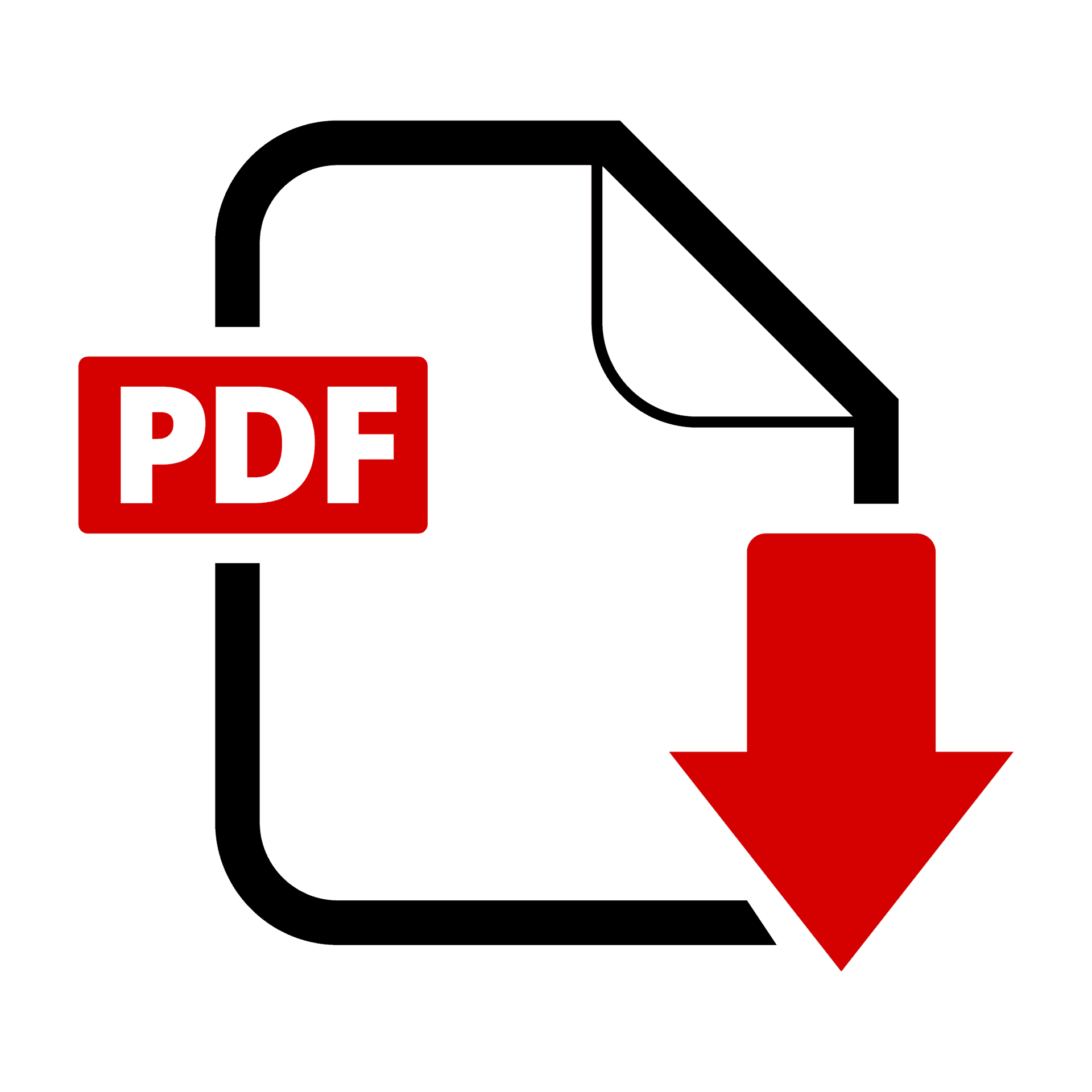 A Red Arrow Pointing Down With The Word Pdf Wallpaper