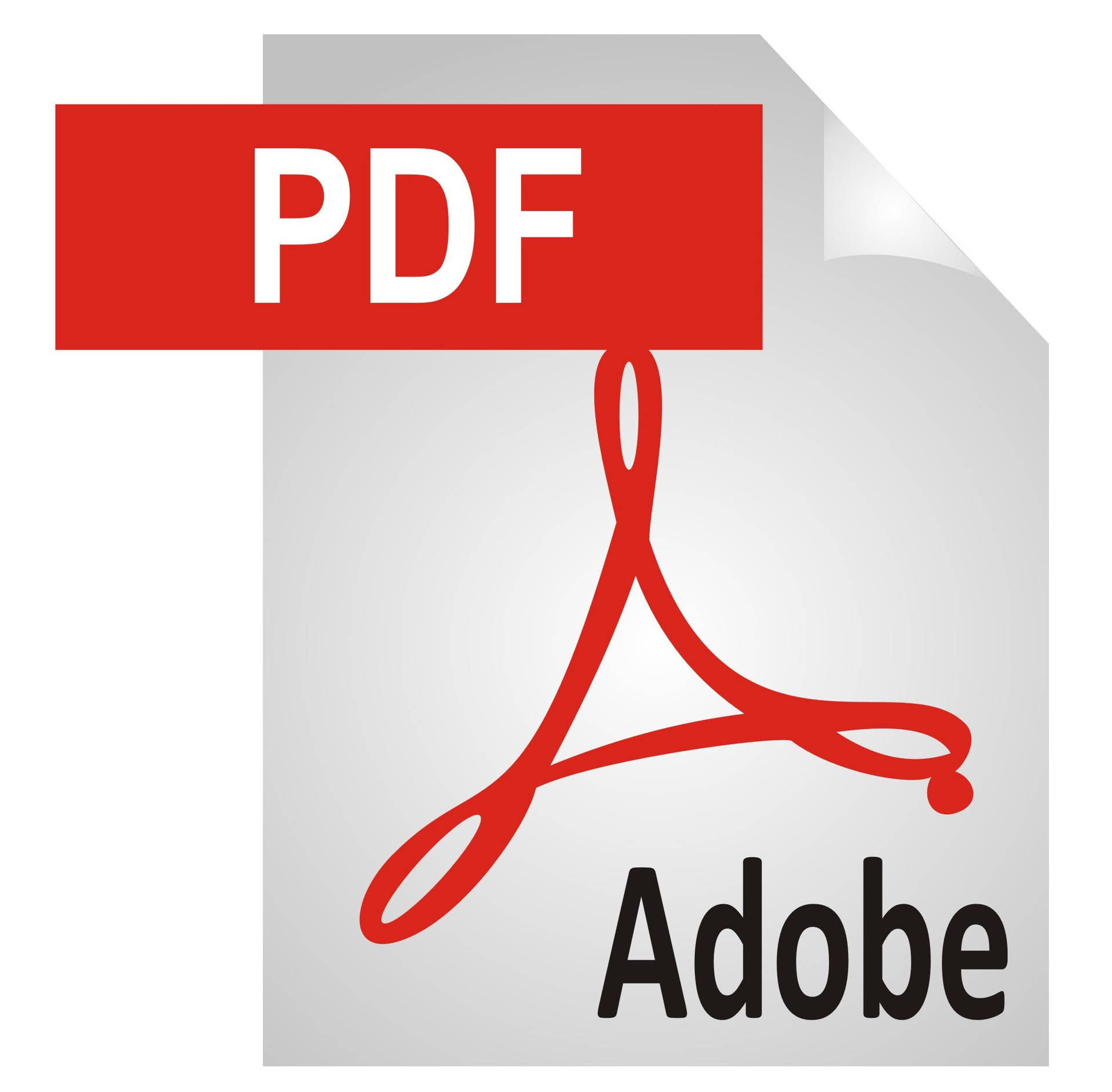 Pdf Portable Document Format Logo Wallpaper