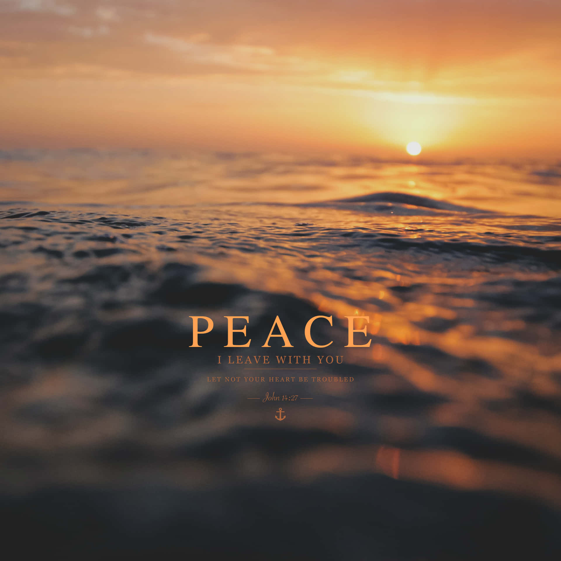 Friedeninmitten Der Wellen