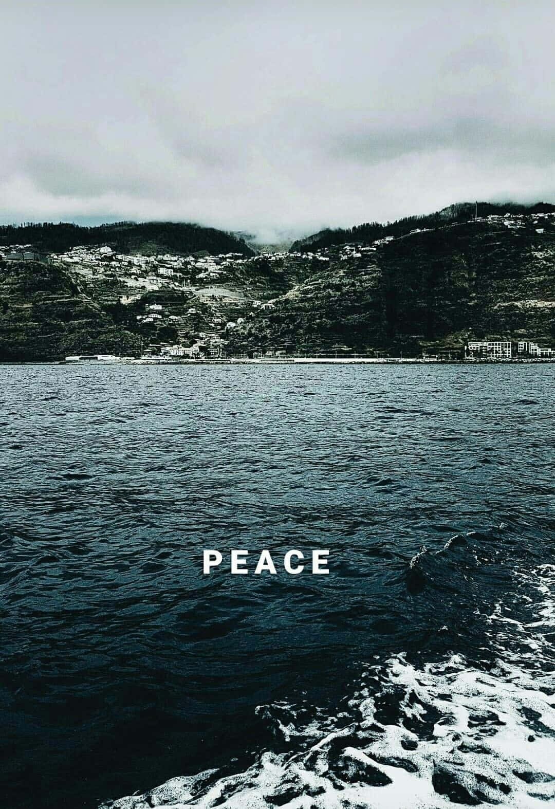 Feel the tranquility and joy of peace with the new Peace Iphone Wallpaper
