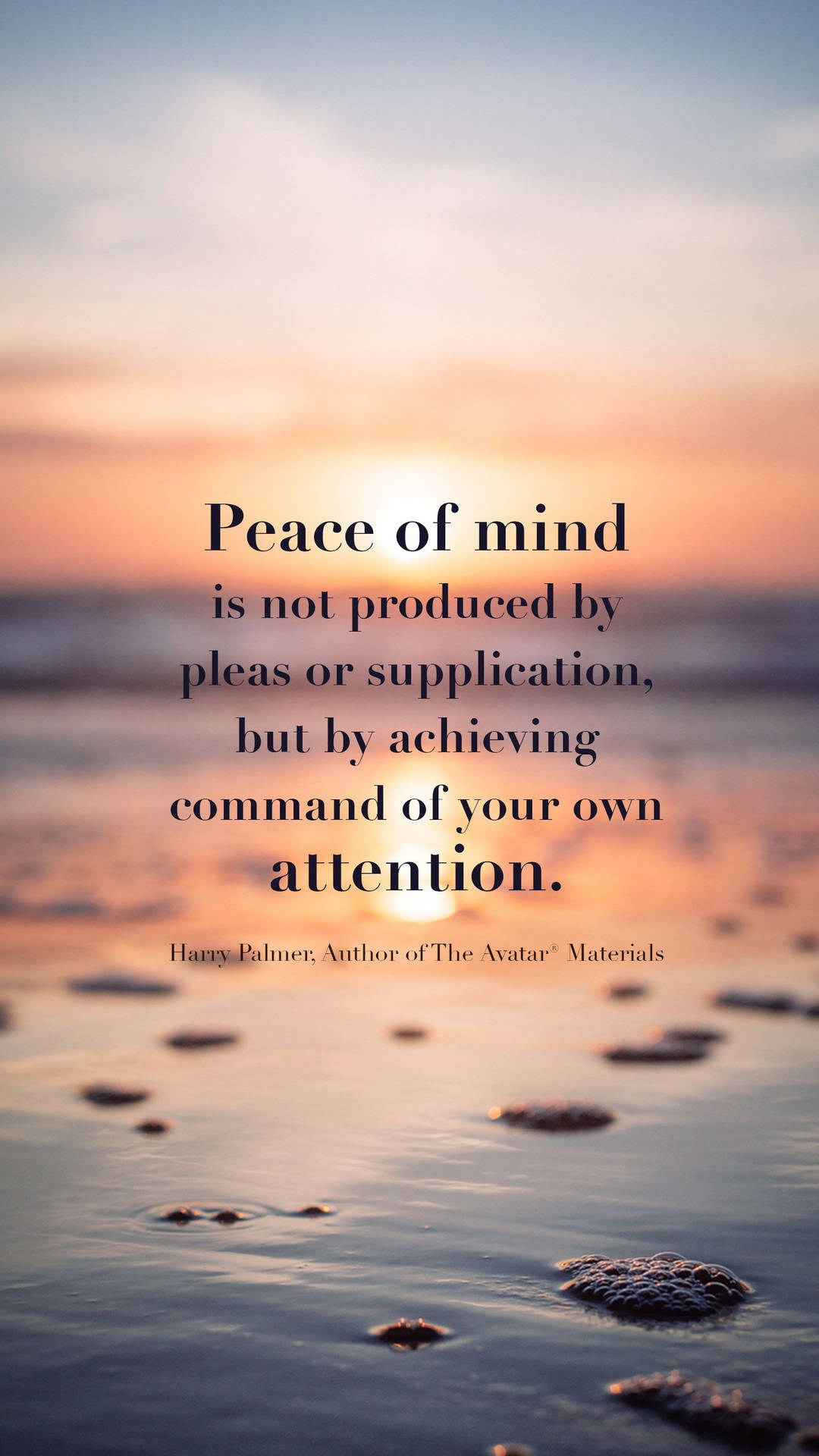 Download Peace Of Mind Quote Wallpaper 