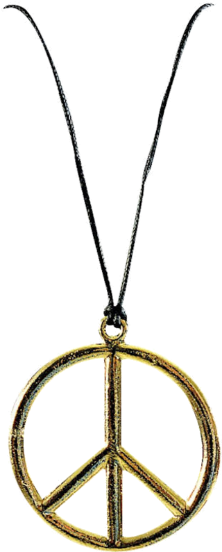 Peace Symbol Necklace PNG