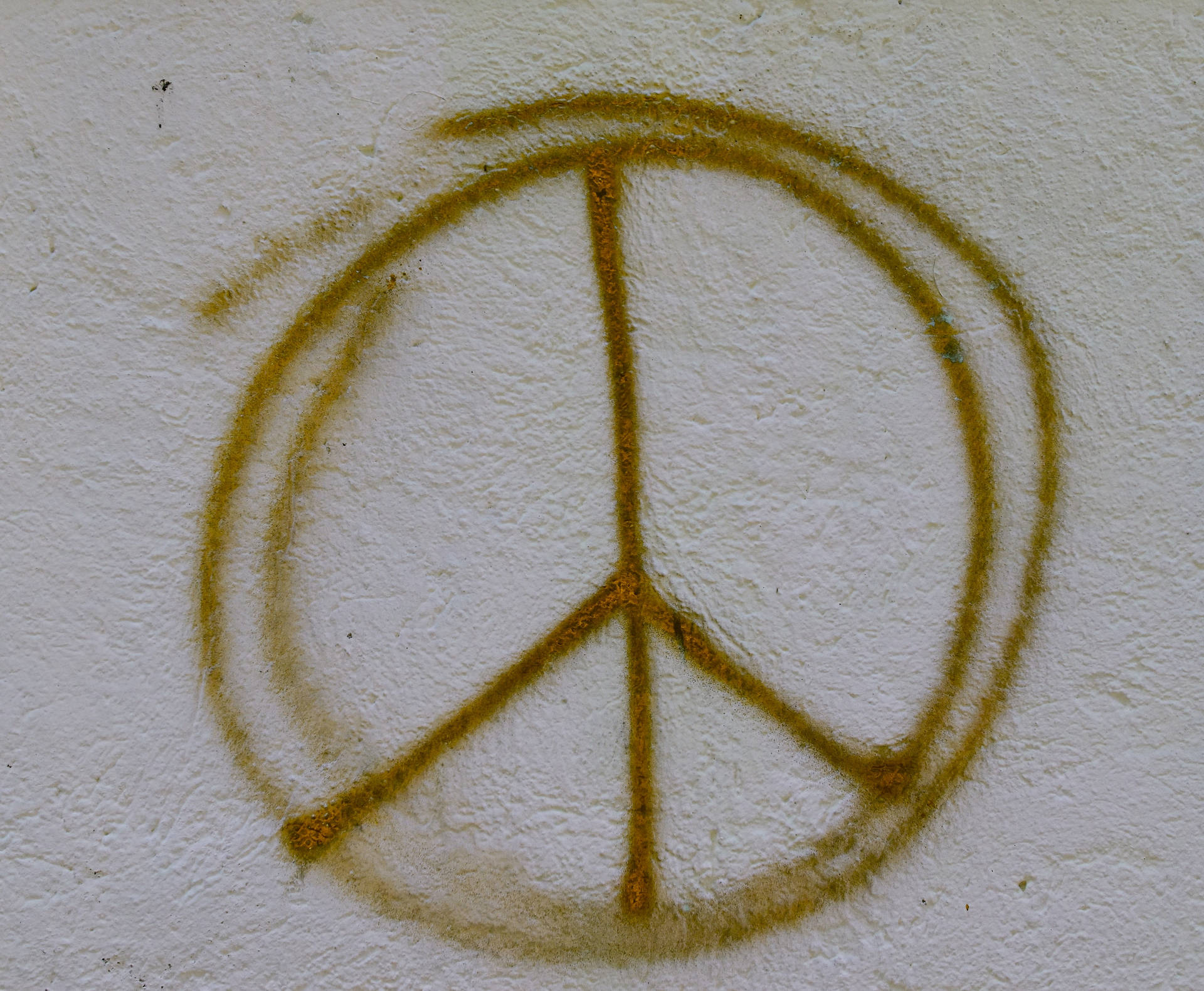 Simbolo Di Pace Muro Graffiti Sfondo