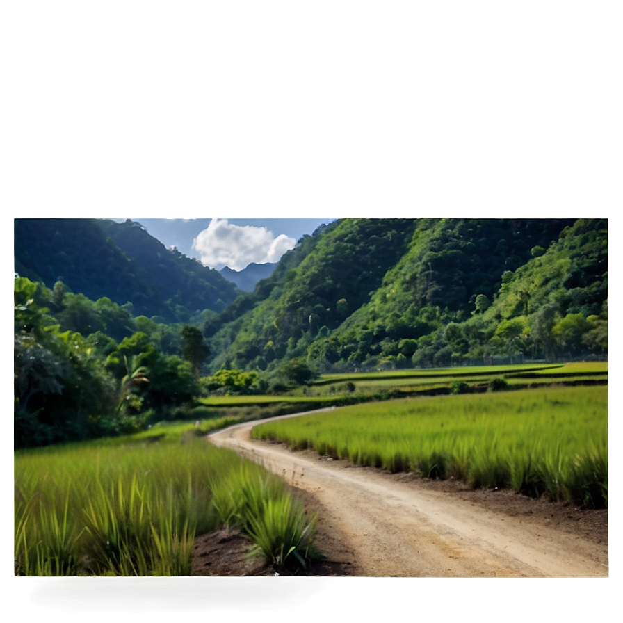 Peaceful Countryside Trail Png Hfu PNG