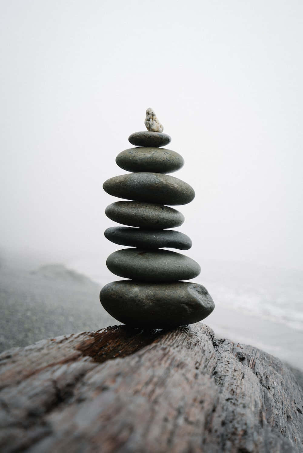 Peaceful Stone Stack Picture