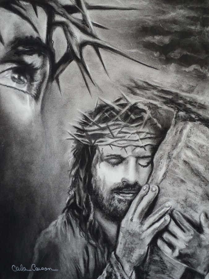 Peaceful Portrait Of Jesus Christ