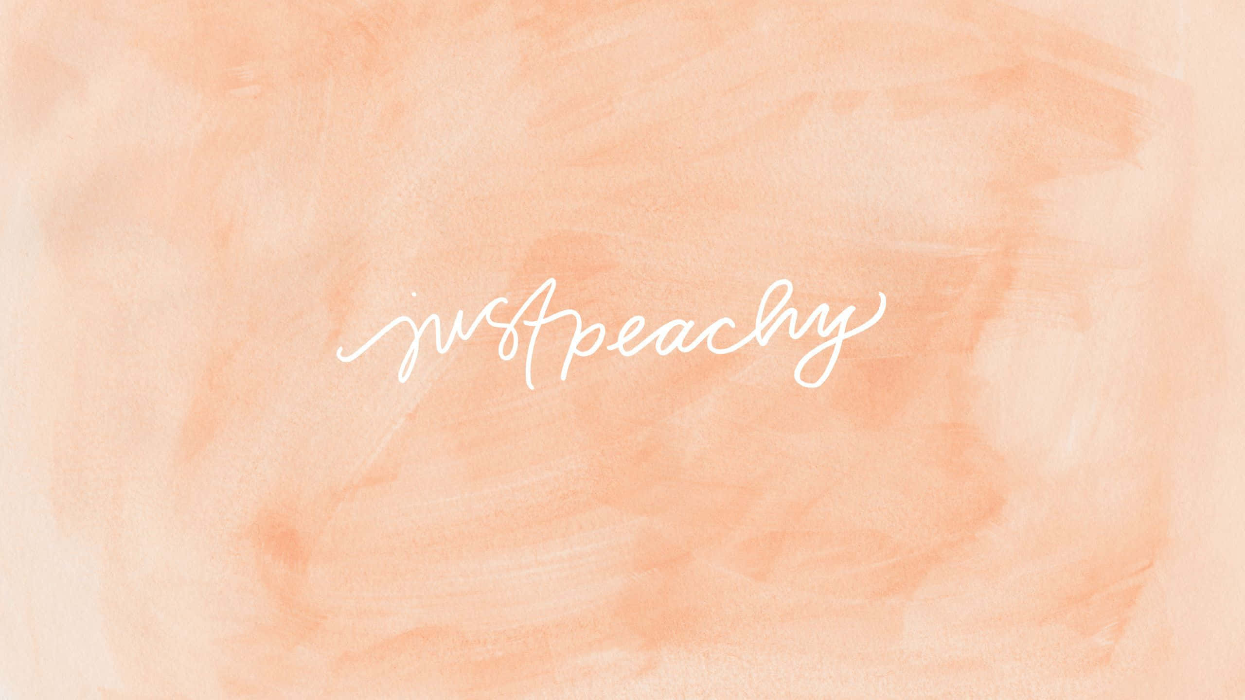 Peach Aesthetic Background