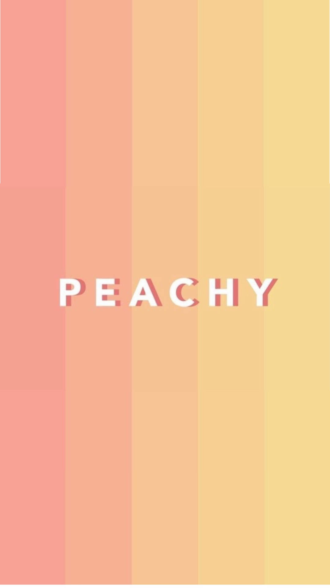Peach Æstetisk Gradient Barer Wallpaper