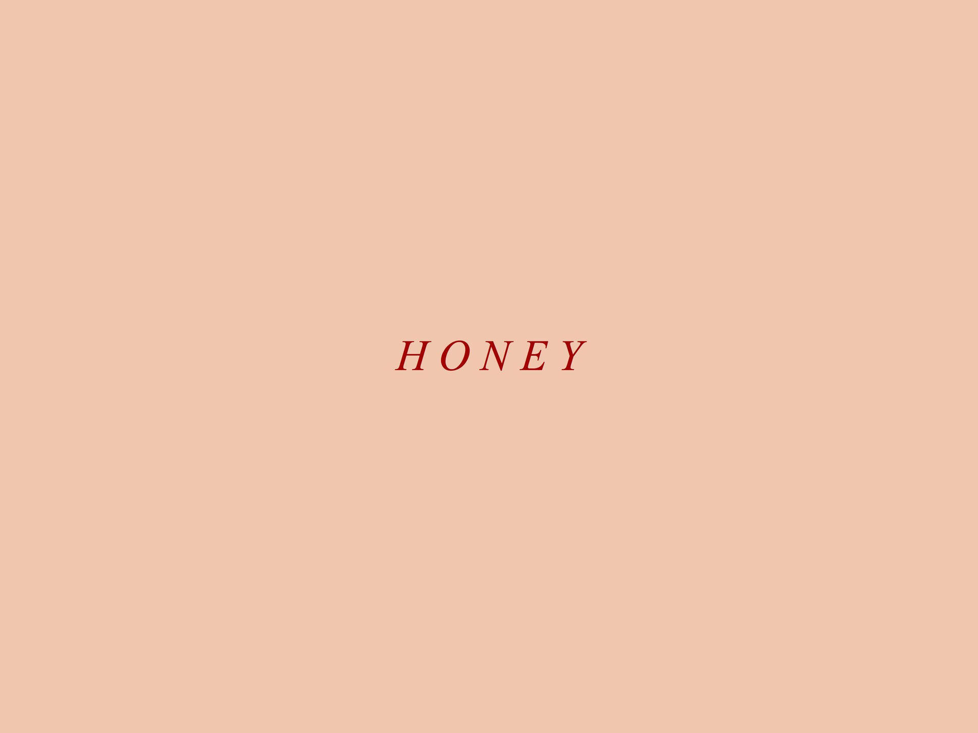 Peach Aesthetic Honey Wallpaper