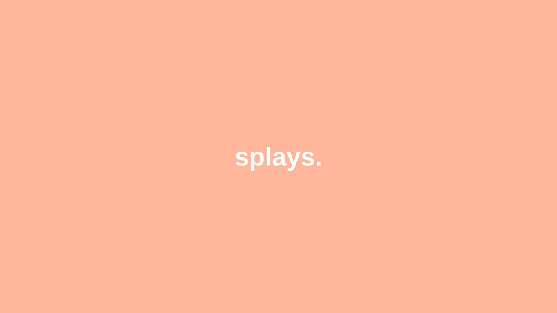 Peach Aesthetic Simple Text Background Wallpaper
