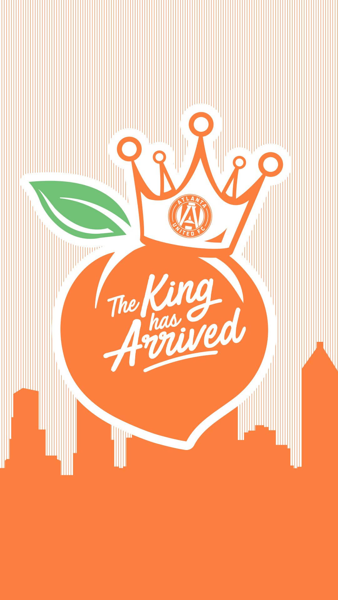 Peach And Orange King Iphone Wallpaper