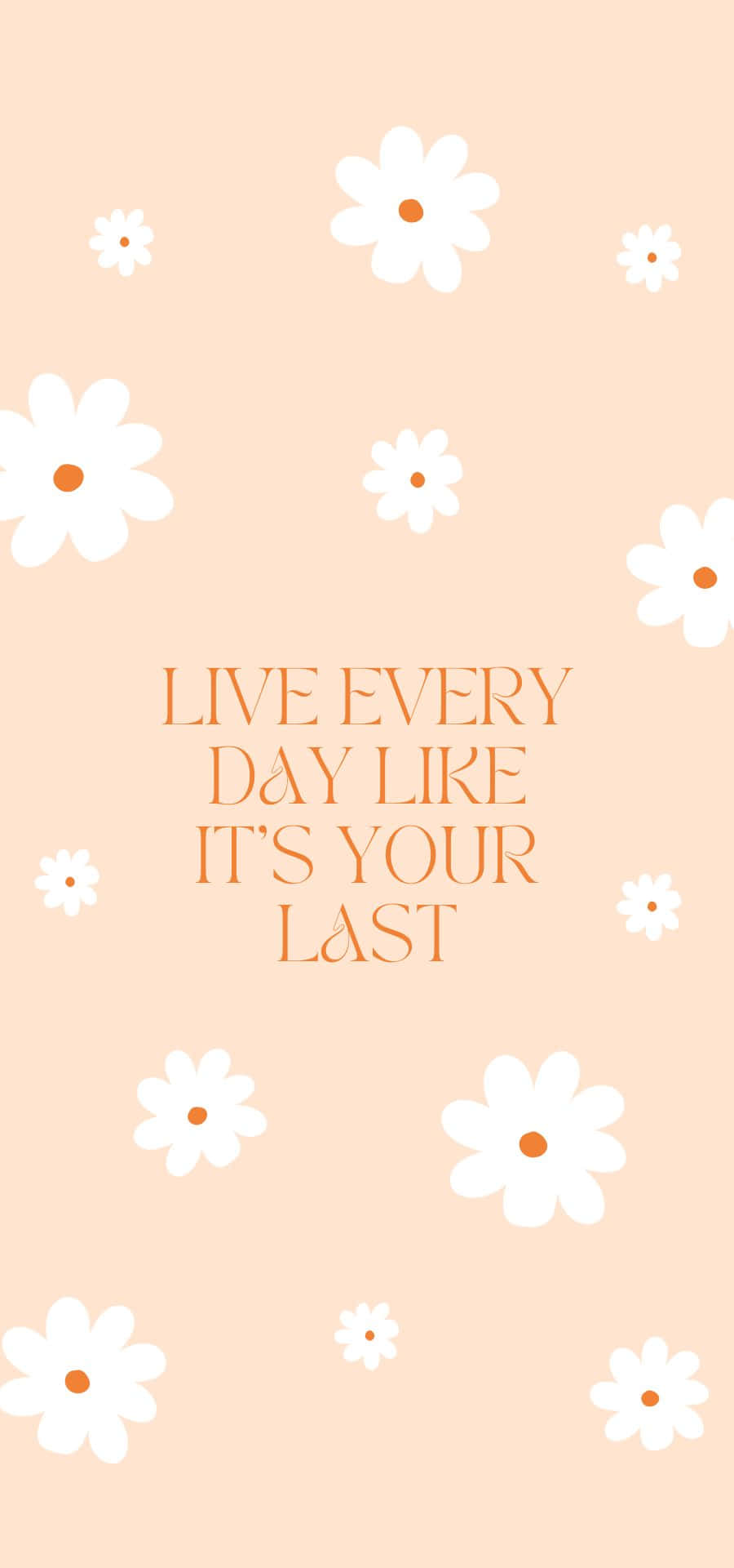 Live Every Day Life It's Your Last