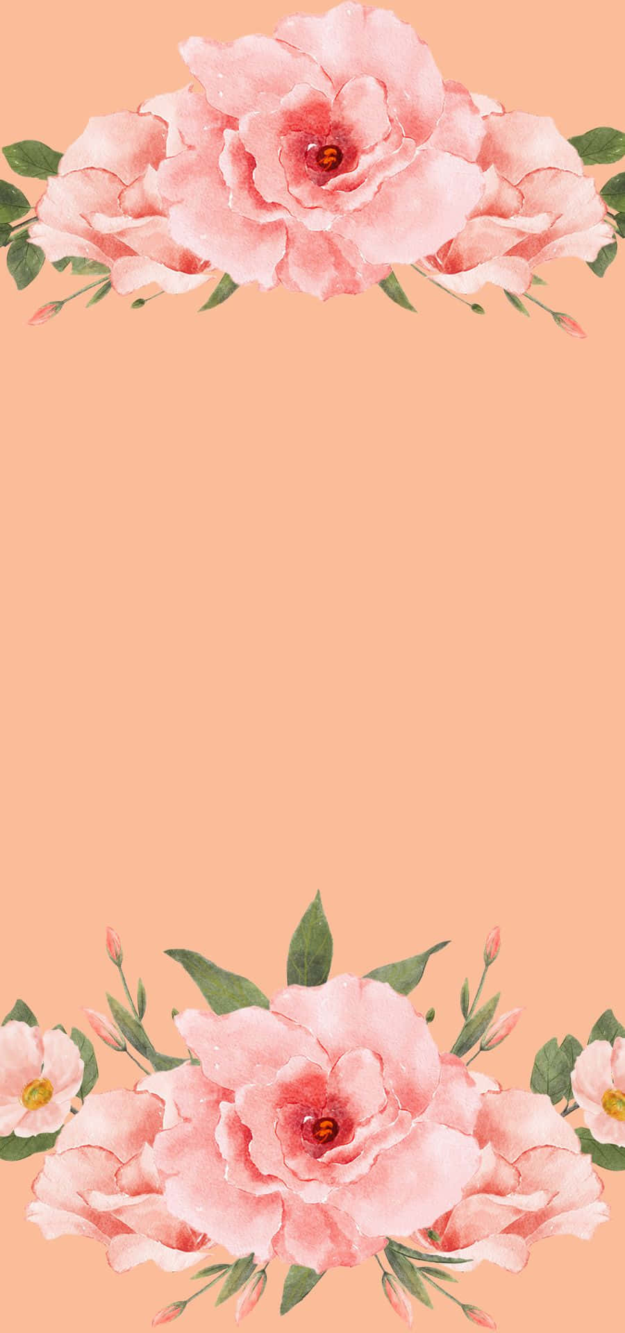 Bright and cheerful peach color background