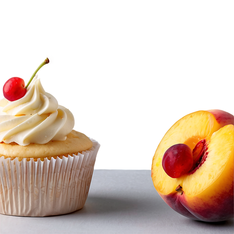 Peach Cupcakes Png 68 PNG