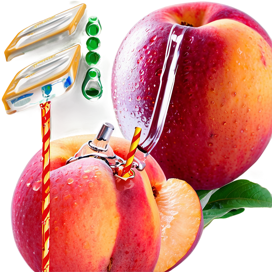 Peach Flavor Iced Tea Png 06242024 PNG