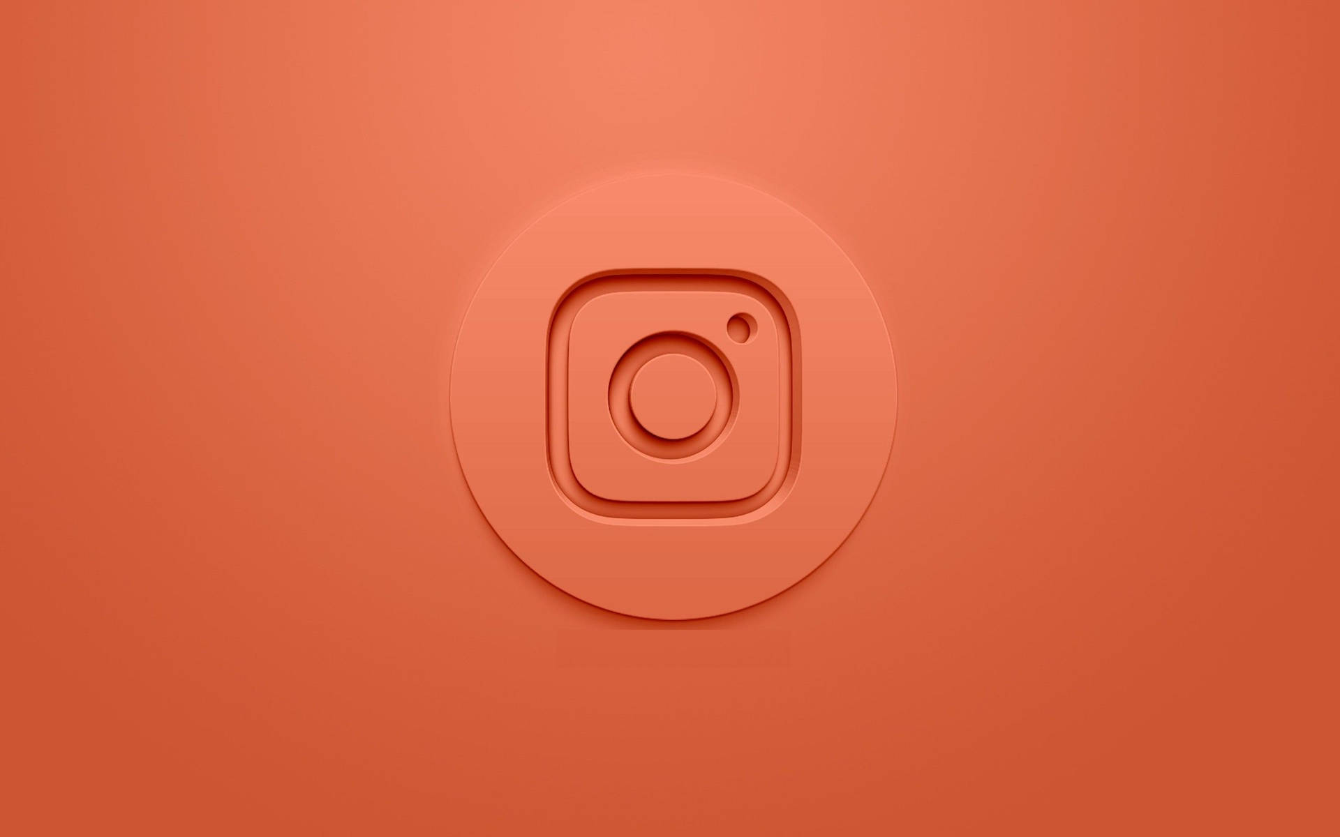 Peach Instagram Logo Wallpaper