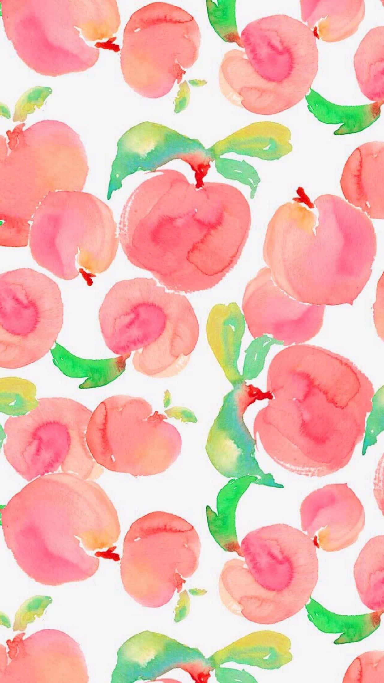 Enjoy the vibrant colors of the new Peach iPhone Wallpaper