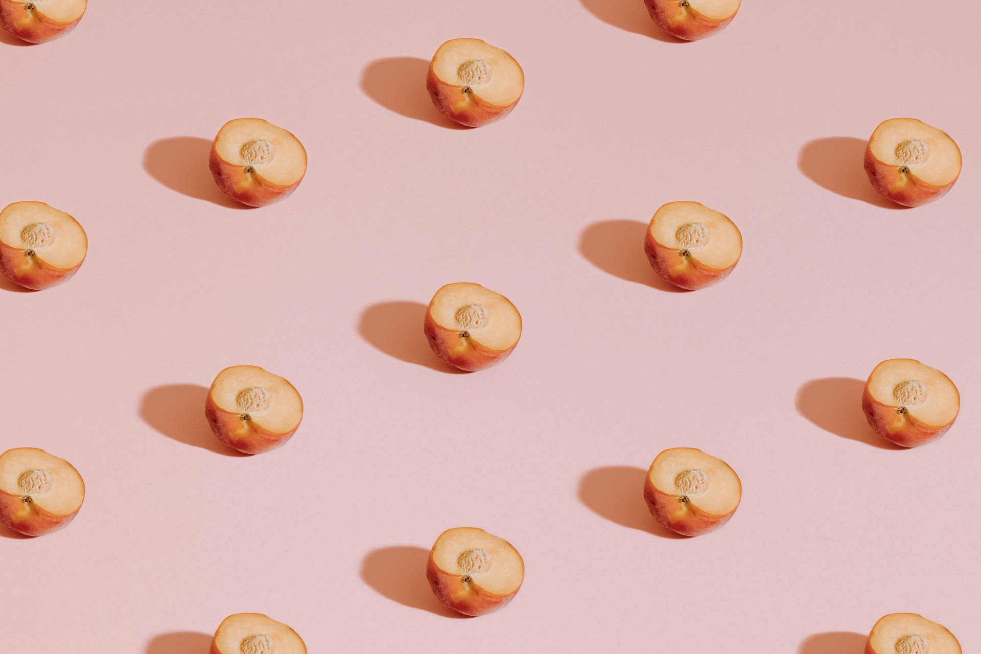 Peach Slices Aesthetic Laptop Wallpaper