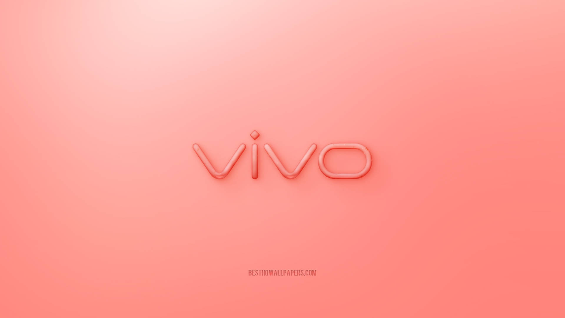 Peach Vivo Logo Wallpaper