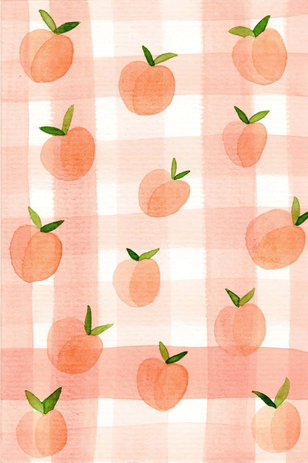 Peachy Watercolor Pattern.jpg Wallpaper