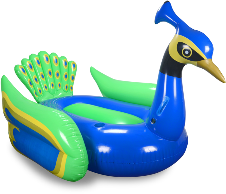 Peacock Inflatable Pool Float PNG