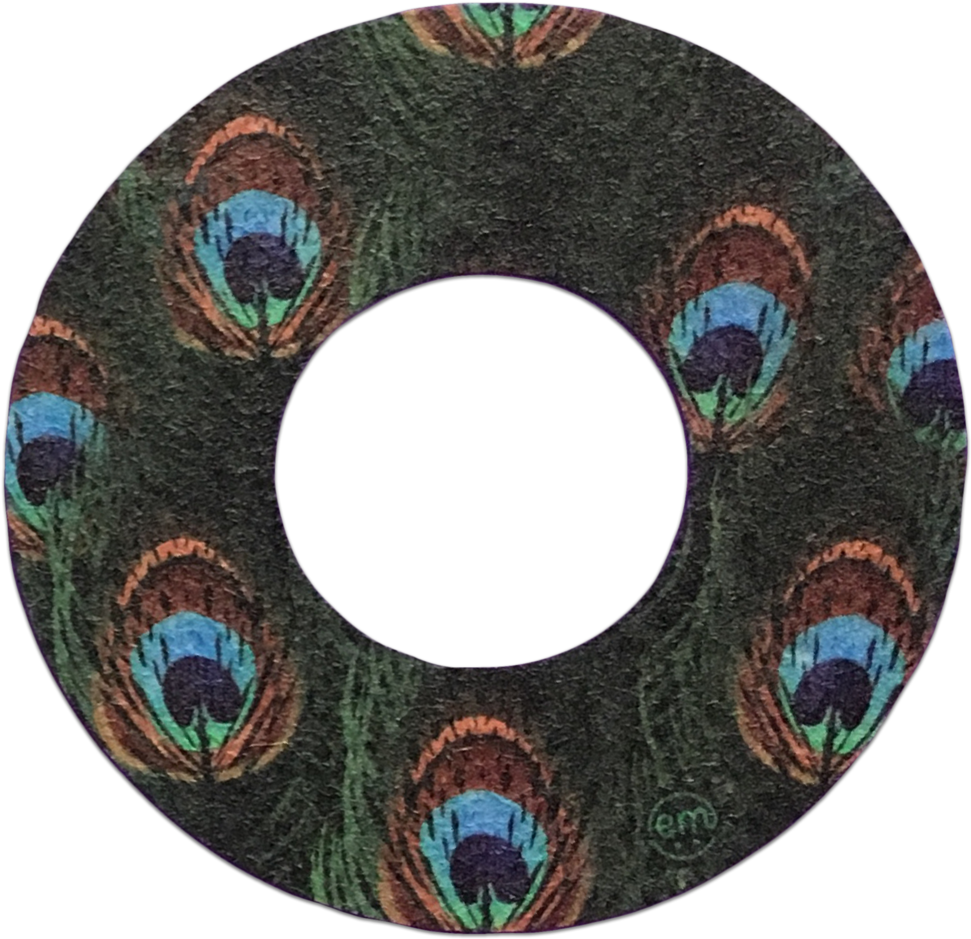 Peacock_ Feather_ Circular_ Pattern.png PNG
