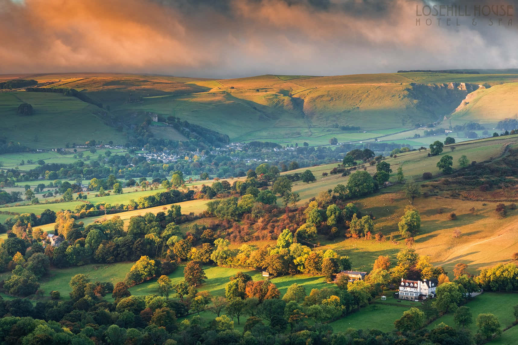 Peak District National Park Central England Countryside Background