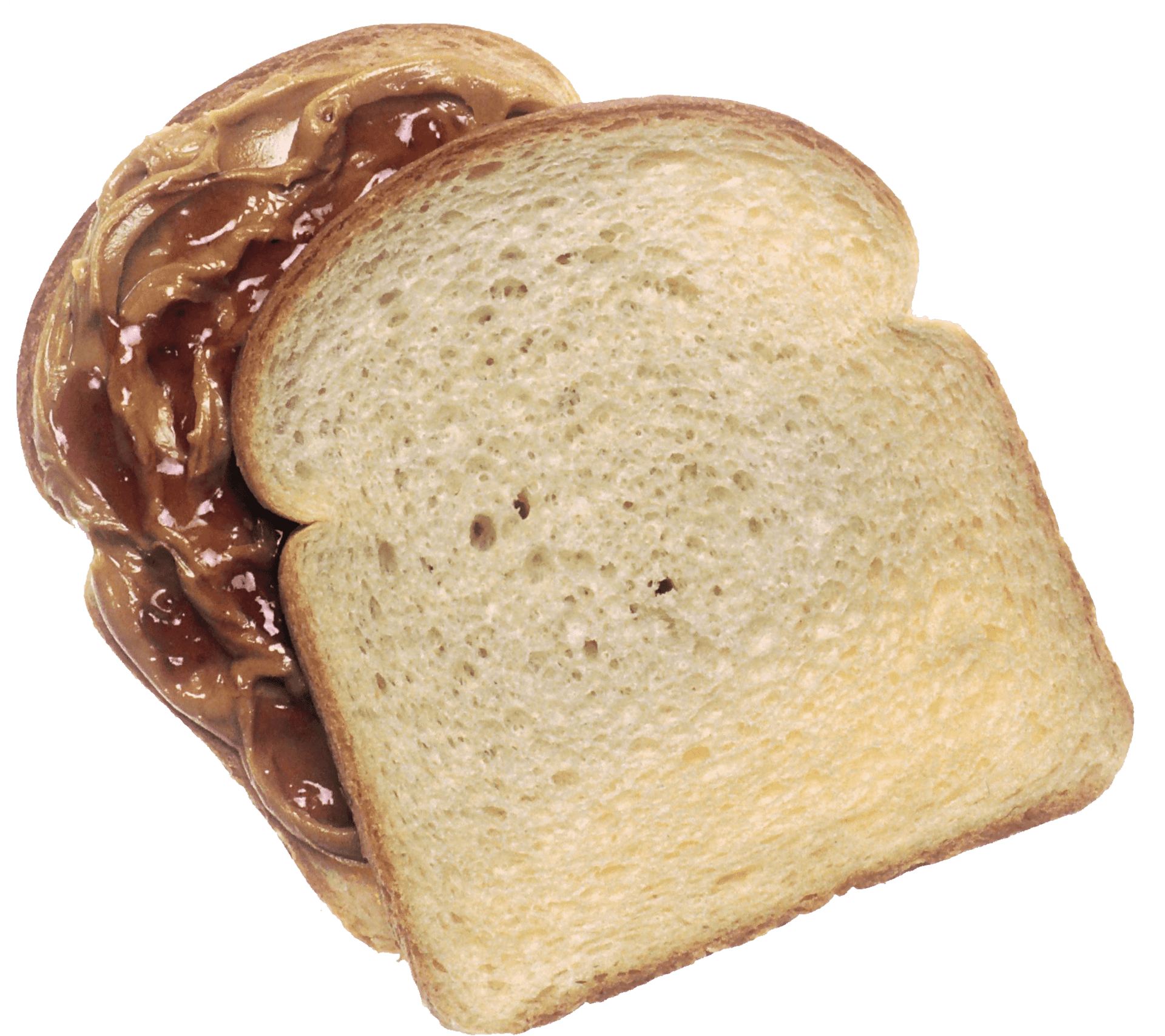 Peanut Butter Chocolate Spread Sandwich.png PNG