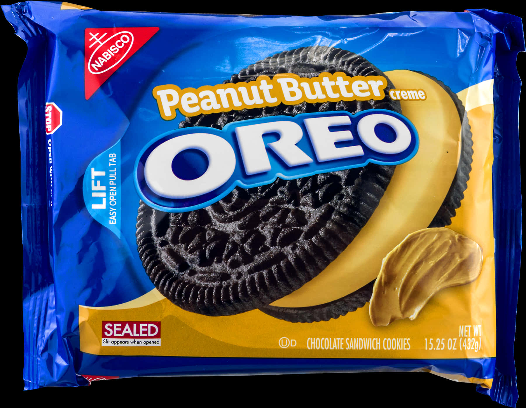 Peanut Butter Creme Oreo Package PNG