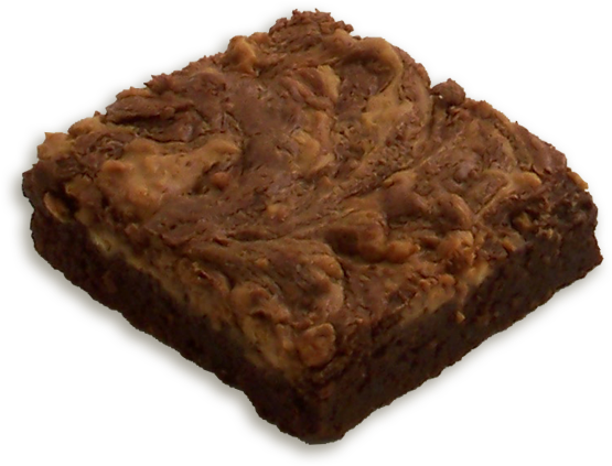 Peanut Butter Fudge Dessert PNG