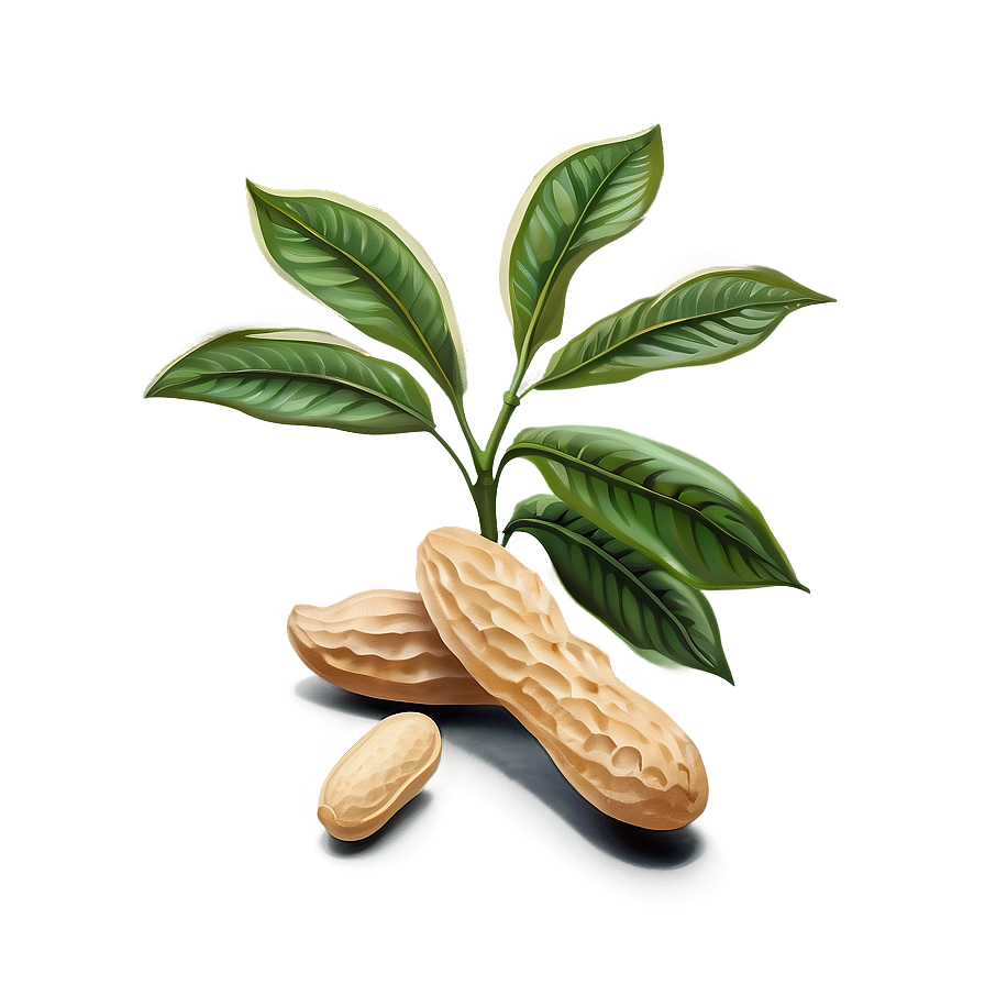 Peanut Plant Illustration Png Djn PNG