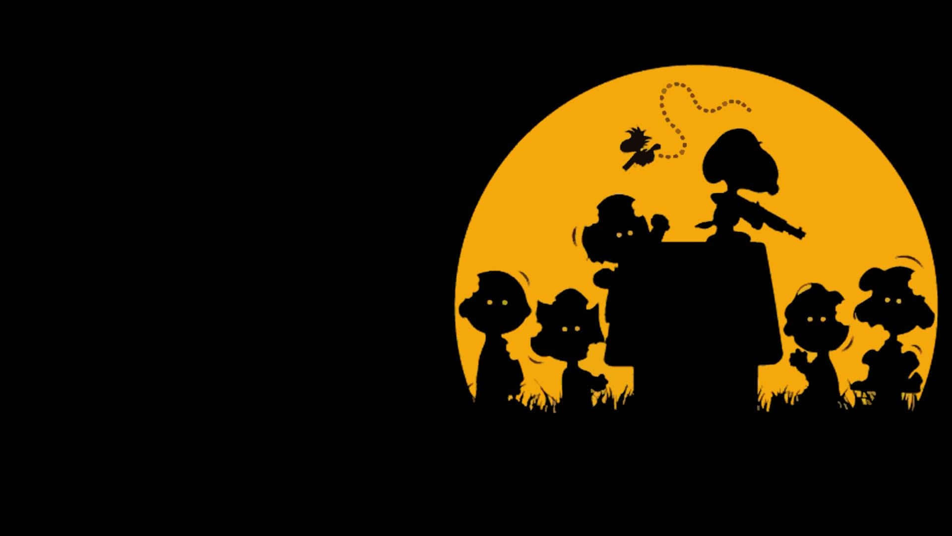 Celebrate Halloween with the Peanuts Gang Wallpaper
