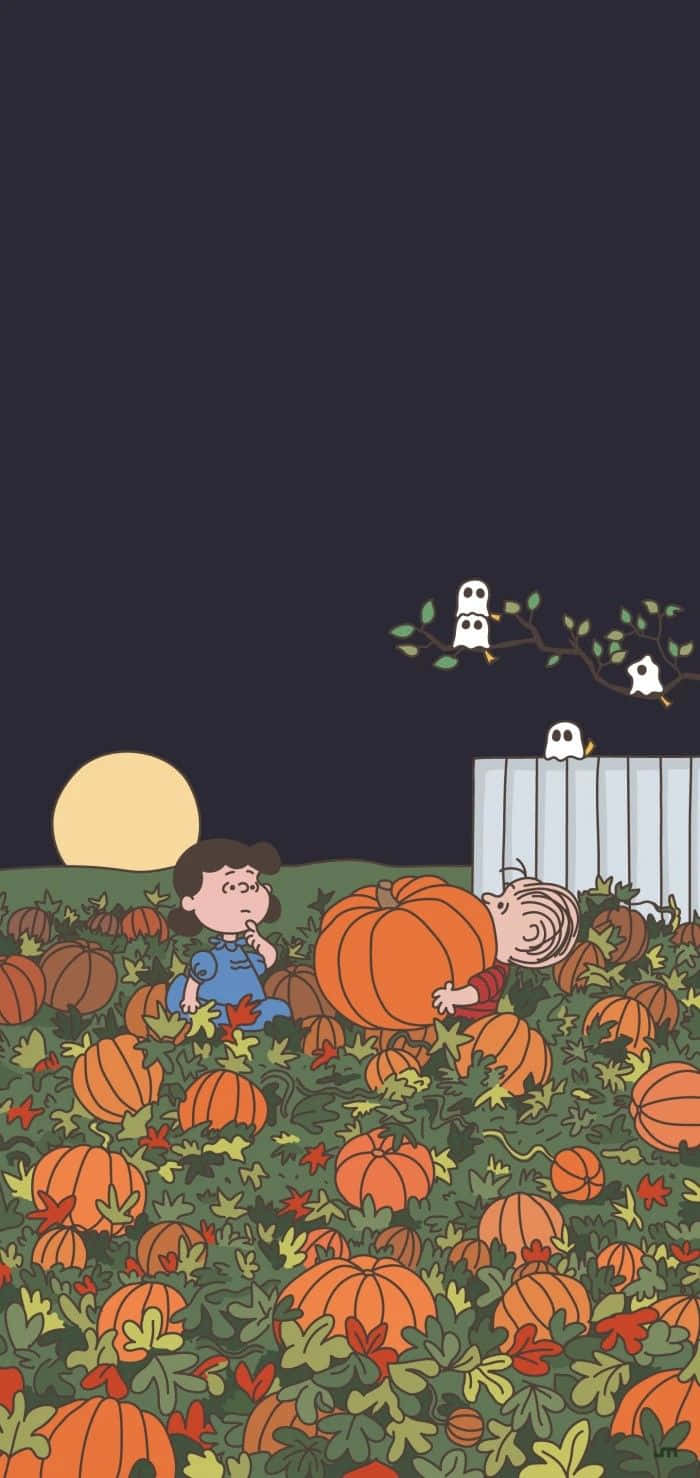 Fejr Halloween med peanuts banden! Wallpaper