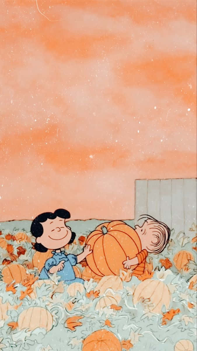 Get ready for tricks and treats with the Peanuts gang! Wallpaper