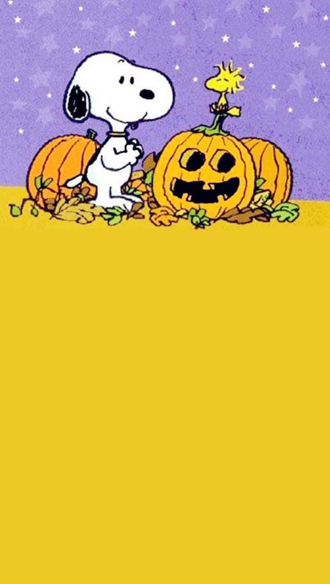¡celebrahalloween Con La Pandilla De Los Peanuts! Fondo de pantalla