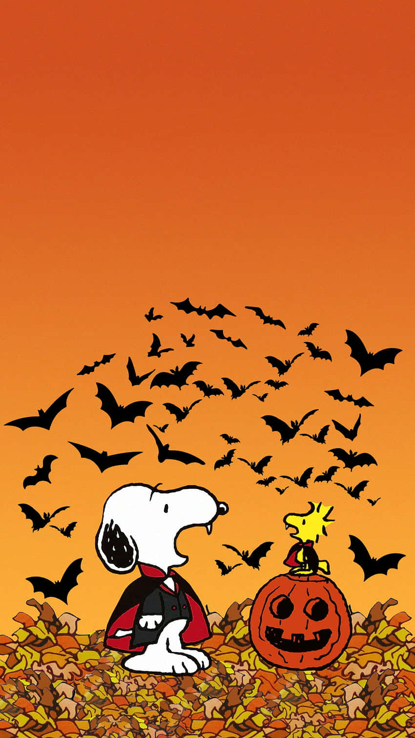 Download Spend Halloween With The Peanuts Wallpaper | Wallpapers.com