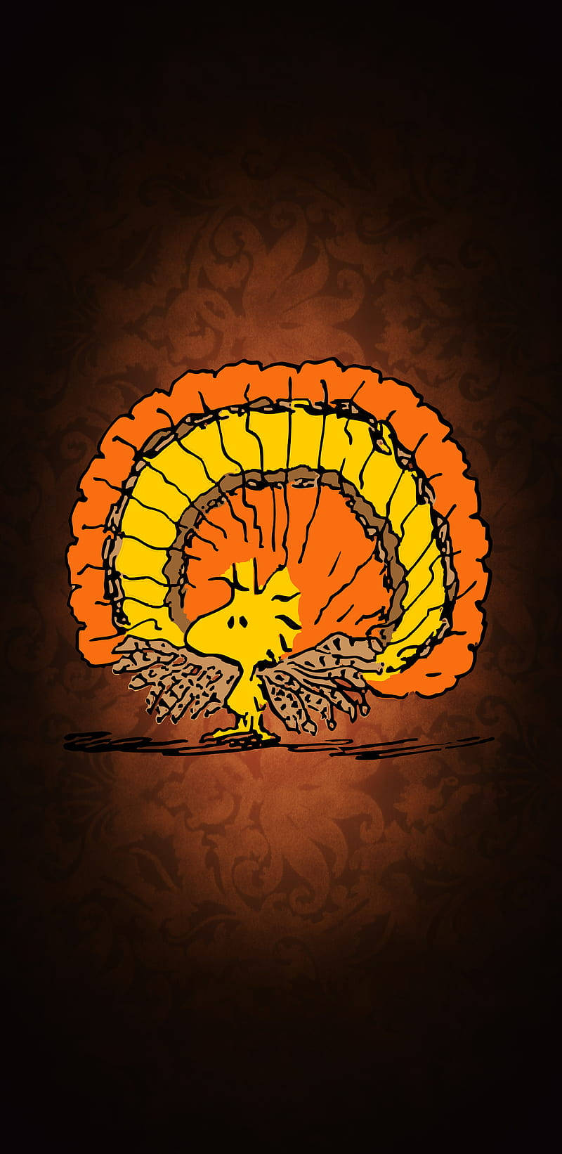 Peanuts Thanksgiving Turkey Woodstock Wallpaper