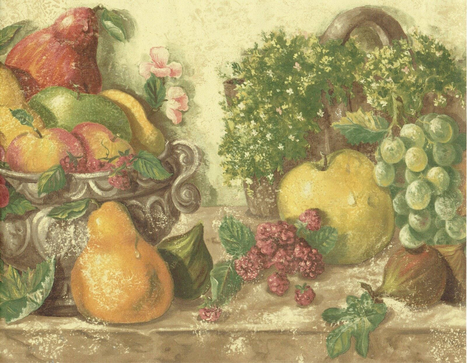 Pear Fruits Painting Wallpaper