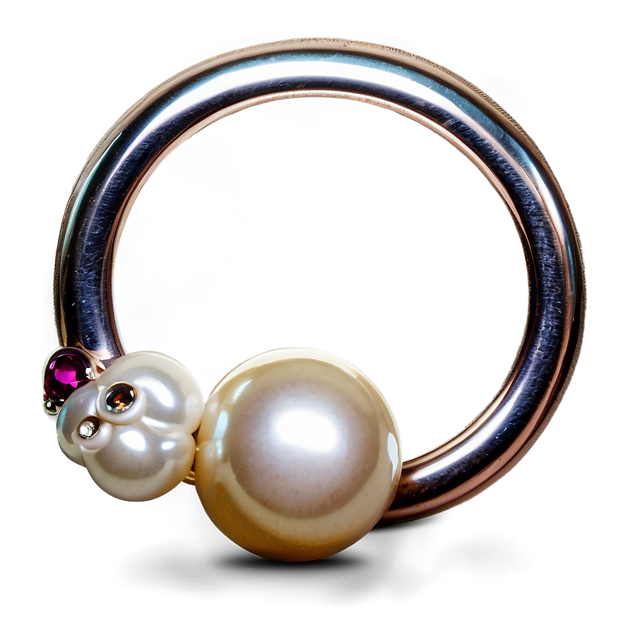 Pearl Accent Rings Png Xnf15 PNG