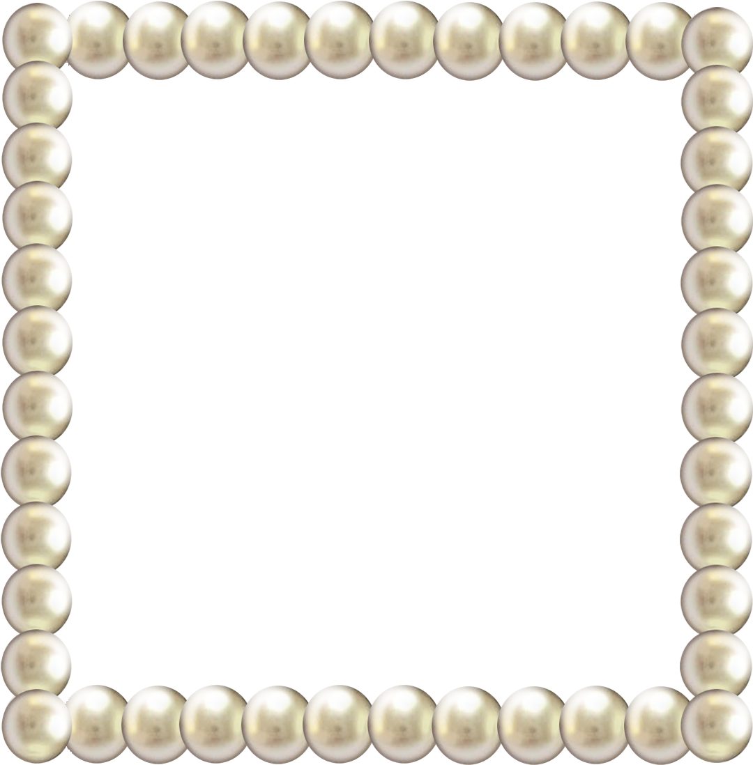 Pearl Frame Border PNG