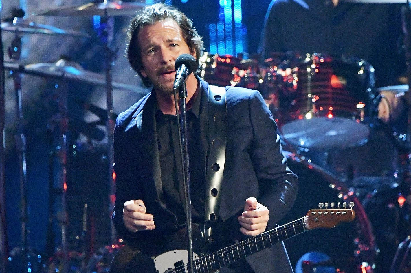 Bandade Rock Pearl Jam Com Eddie Vedder Em Papel De Parede Para Computador Ou Celular. Papel de Parede