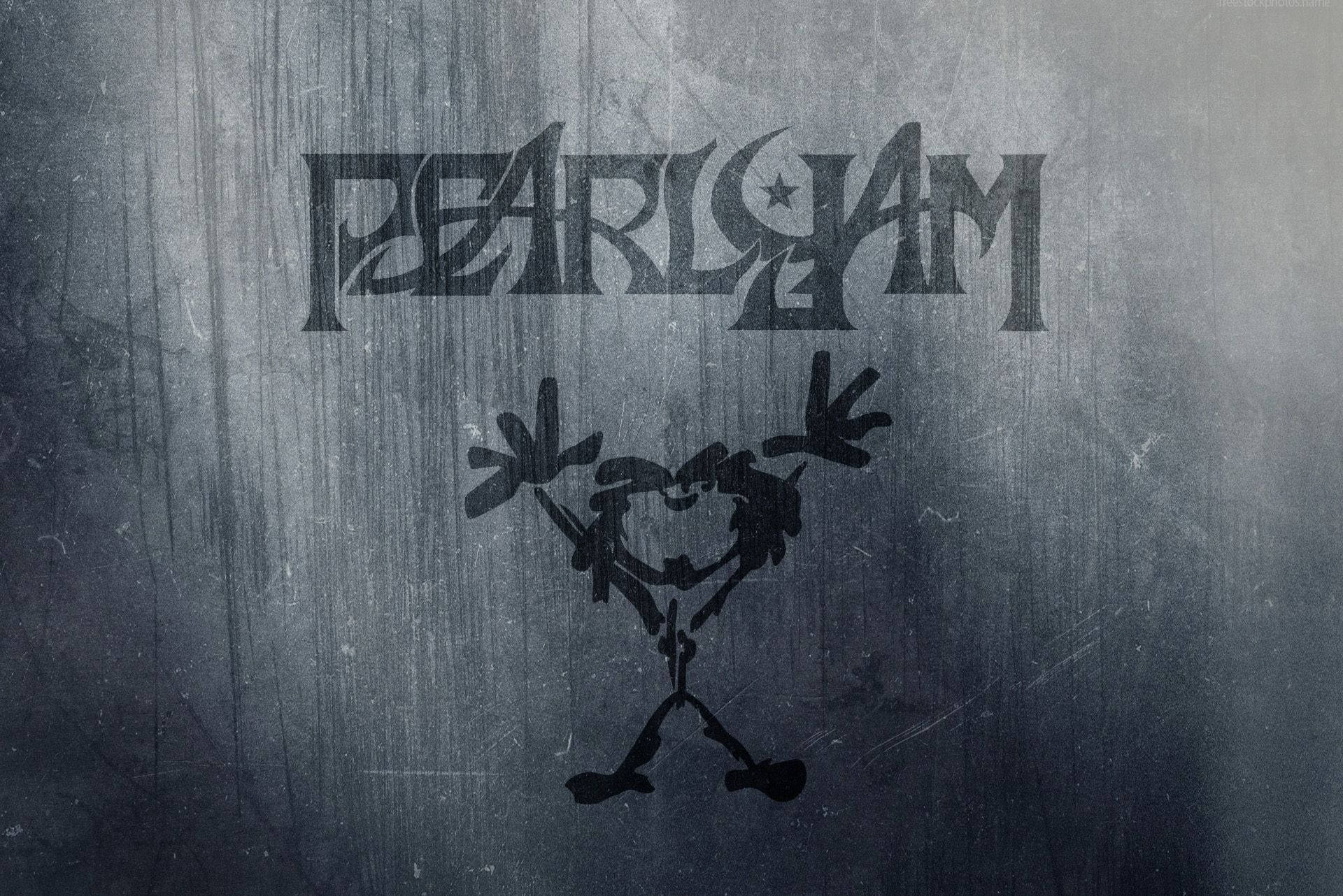 Pearl Jam Rock Band Logo Dark Aesthetic Wallpaper