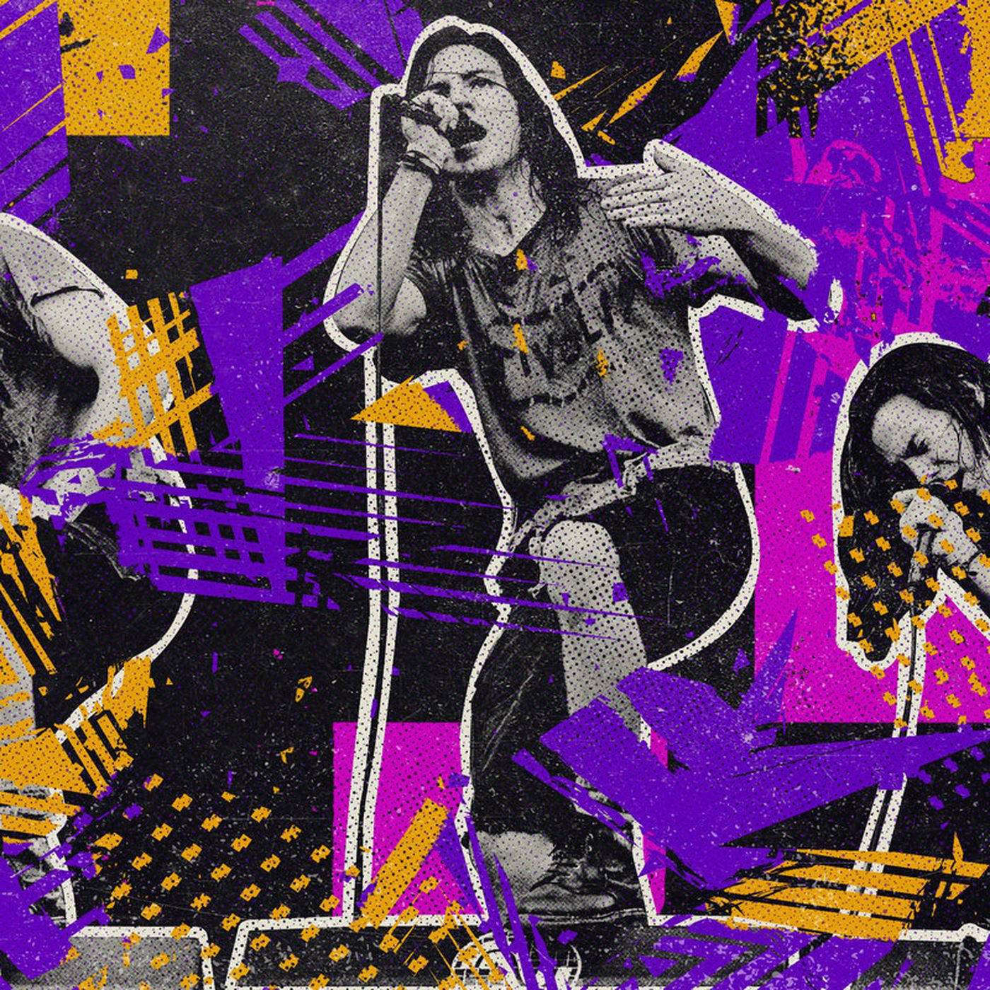 Pearl Jam Rock Band Music Illustration Wallpaper