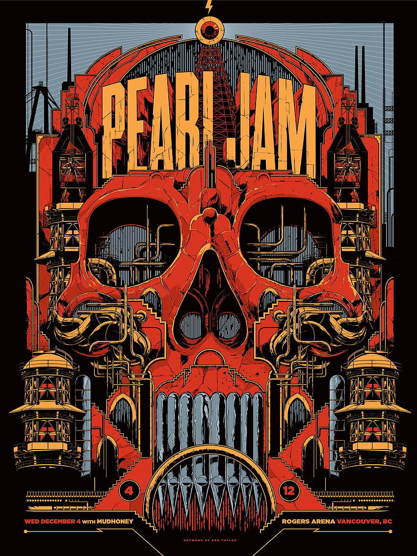 Pearl Jam Rock Band Music Show Artwork Wallpaper
